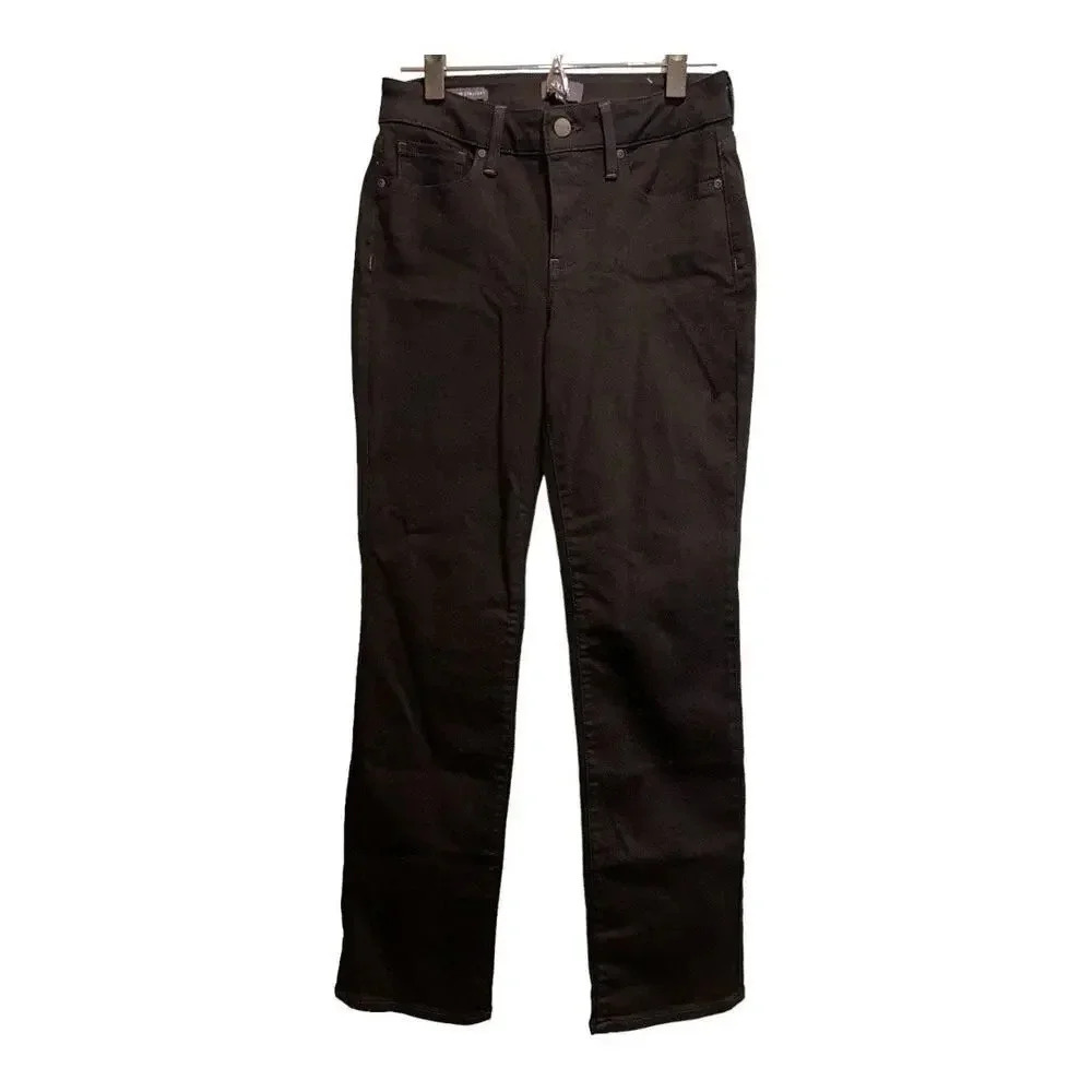 NWOT NYDJ Marilyn Straight Leg Jeans in Black‎